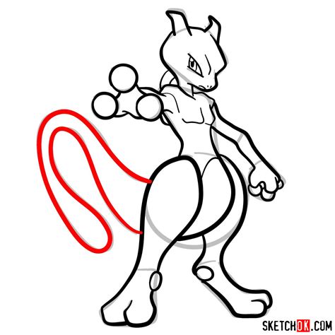 mewtwo pokemon drawing easy|How to Draw Mewtwo Pokémon .